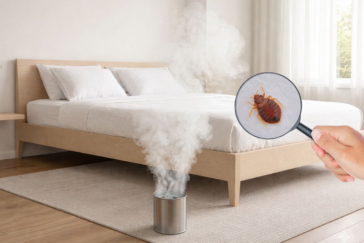 Fumígenos para chinches de cama: su papel en la fumigación y cómo usarlos correctamente
